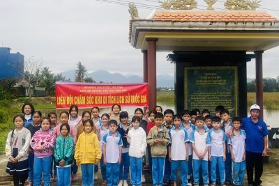 LIÊN ĐỘI CHĂM SÓC KHU DI TÍCH LỊCH SỬ QUỐC GIA